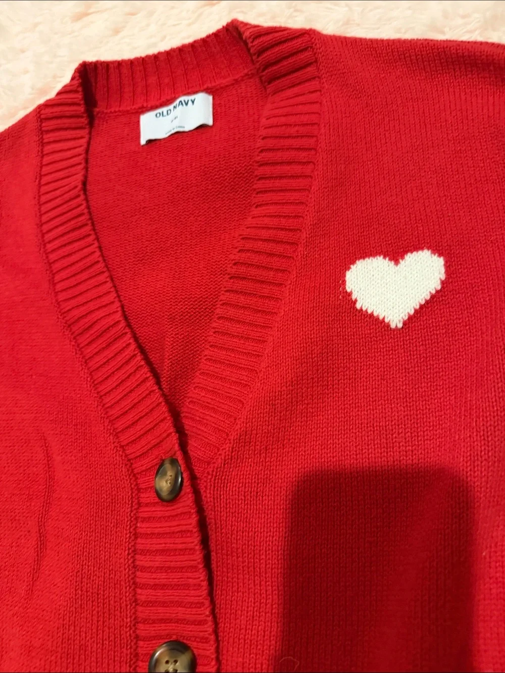 Heart cardigan